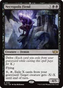 NM Necropolis Fiend, MTG, Tarkir Dragonstorm, Magic the Gathering, 190 - Picture 1 of 1