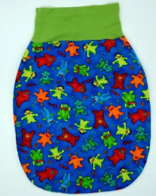 Mochila Saco de Dormir Hecho a Mano Dawanda Talla 56 62 Monstruo Foto 1 de 2