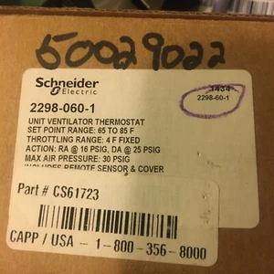 Taco Schneider electric 2298-60-1 unit ventilator thermostat remote sensor cover - Picture 1 of 8