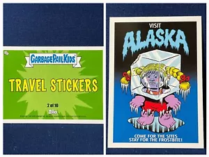 2021 Topps Garbage Pail Kids Go On Vacation Visit Alaska 2/10 GPK pegatina de viaje - Imagen 1 de 3