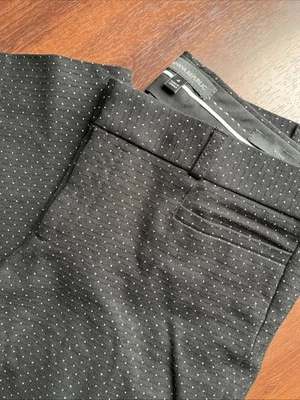 Pantalones Banana Republic para mujer talla 4 negro punto chino ropa de trabajo pantalón ajustado Foto 1 de 4