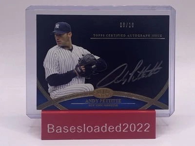 2012 Topps Tier One #CPA-AP Andy Pettitte Crowd Pleaser AUTO 08/10 Black Yankees - Image 1 of 2