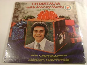 Christmas With Johnny Mathis And Percy Faith LP Sealed - Picture 1 of 2