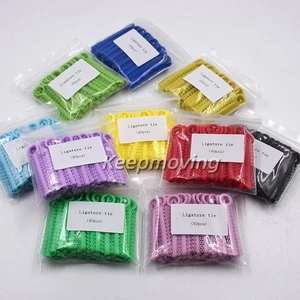 1040 Pcs 1 Pack Dental Orthodontic Elastic Braces Rubber Ligature Ties 37 Colors - Picture 1 of 60