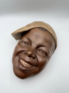 Masque Mural Signé De Friedrich Goldscheider et Haniroff - Imagen 1 de 17