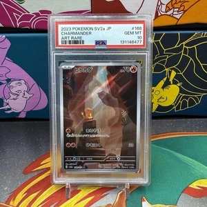 Pokémon Charmander 168/165 Sv2a: Carta Pokémon 151 Holo PSA 10 - Imagen 1 de 1