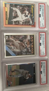 LOT OF 3 X 1999 Topps Finest Nolan Ryan #21 #23 #27 ~1989 90 94 ALL 3 PSA GRADED - Picture 1 of 6