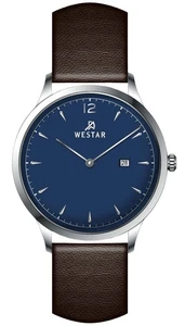 Reloj para hombre Westar Profile correa de cuero esfera azul cuarzo 50217STN124 - Imagen 1 de 3