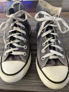 Converse Youth All Star High Top Gray Canvas Shoes men’s 3.5, women’s 5.5 - Picture 1 of 10