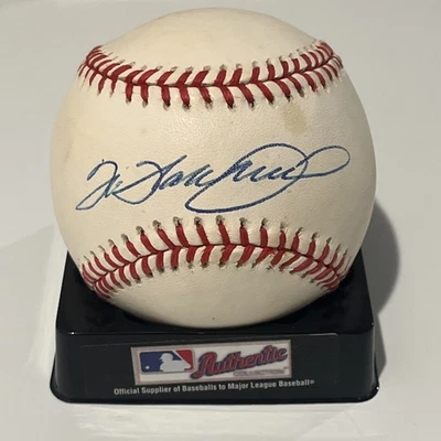 ТИМ ВЕЙКФИЛД 🔥ПОДПИСАННЫЙ ROMLB RED SOX/PIRATES KNUCKLEBALL ЛЕГЕНДА 2x WS CHAMP🔥 - Изображение 1 из 4