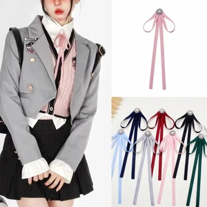 Rhinestone Bowknot Brooches Alloy Necktie Shirt Collar Pin Luxulry Bow Tie - Picture 1 of 5