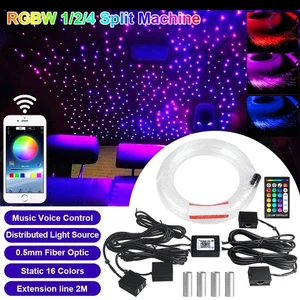 150-2400PC Home Car Headliner Star Light Roof Ceiling Lights Fiber Optics RGBW - Bild 1 von 45