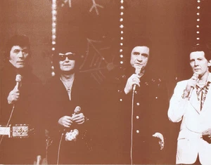 Johnny Cash Poster Print Xmas Special Roy Orbison Carl Perkins Jerry Lee Lewis - Picture 1 of 1
