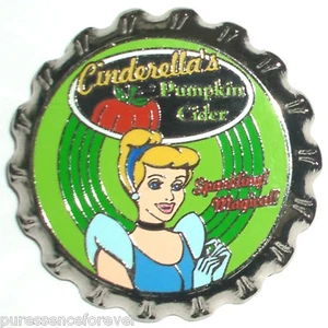 WDW Soda Pop Top Series: Cinderella's Pumpkin Cider Pin - Picture 1 of 1