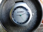 Betomax Logowatch analoge Uhr Echt Leder Armband neu, defekt, lose Aufzugwelle 