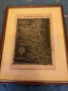 RARE Antique Map ,W Pinnock , 1832 , Buckinghamshire, Black Style Etching - Picture 1 of 4