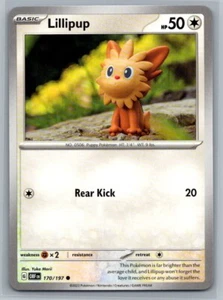 Lillipup 170/197 Obsidian Flames Common Pokémon TCG 2023 - Picture 1 of 2