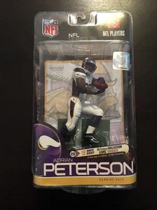 MCFARLANE NFL Series 24 Adrian Peterson 1 of 3000 #1317 Vikings Variant New - Picture 1 of 10