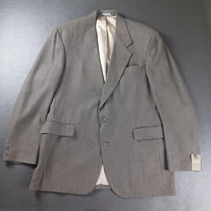 Haggar Blazer Mens 44 Long City Casuals Worsted Wool Blend Sport Coast USA New - Picture 1 of 12