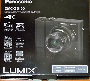 Panasonic Lumix DMC-ZS100 Digital Point  Shoot Camera, Silver #DMC-ZS100-Used
