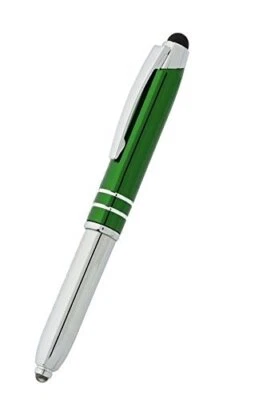 SyPen Stylus Pen for Touchscreen Devices+ LED Flashlight+ Ballpoint Pen, Metal - Image 1 of 4