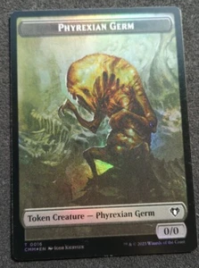 Phyrexian Germ / Soldier Token - Foil - CMM - MTG - NM - EN - 0016/0009 - Picture 1 of 2