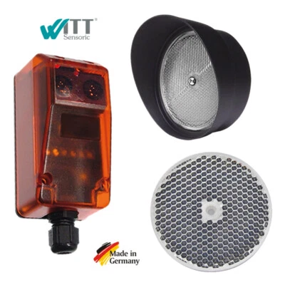 Witt Reflektor Reflex Lichtschranke 12m 10-40V DC, 24V AC Tor Antrieb Schiebetor - Bild 1 von 4