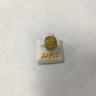 Nuevo Dije Zable, Cuentas, Dorado, Cristales de Swarovski Amarillos, 1/2 pulgada Regalo de fantasía Foto 1 de 3