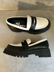KOI FOOTWEAR Women’s/ Older Girls Black + White Chunky Shoes Size UK 5 NEW - Picture 1 of 11
