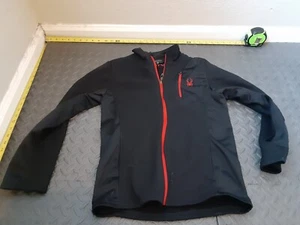 spyder black jacket 14 16 boys youth large #S174 - Picture 1 of 4