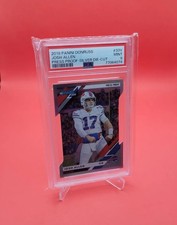 JOSH ALLEN 2019 DONRUSS VARIATION /75 PSA 9 MNT SILVER PRESS PROOF DIE CUT BILLS