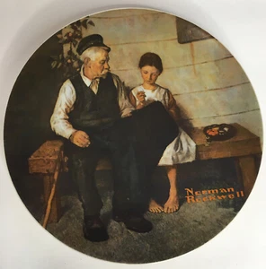 Norman Rockwell plate”The Lighthouse Keepers Daughter” See Description - Picture 1 of 2