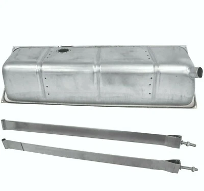 1953 1954 1955 Ford Pickup Truck Fuel Gas Tank & Straps 20 Gallon Galvanized New Foto 1 de 2