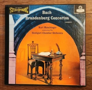 BACH Brandenburg Concertos LP London FFSS 3LP box blueback Munchinger CSA-2301 - Picture 1 of 5