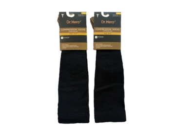 Dr. Hero Compression Socks Copper Infused! Health!Work!Travel! 3 Pairs! 6 Pairs! - Image 1 of 2