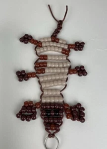 Vintage Keychain - Hand Made Beaded Dog - Picture 1 of 4