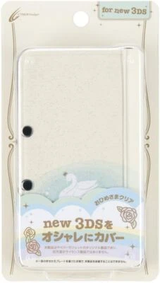 New CYBER twinkle cover 2 (New for 3DS) princess clear from Japan - Image 1 of 4