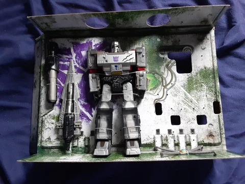 MOC Transformers Netflix Kingdom Spoiler Pack Megatron Fossilizer Not Included Cover