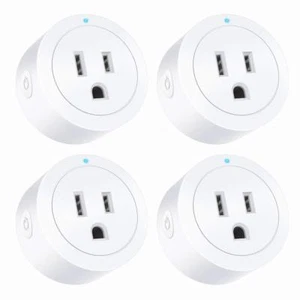 Amysen Wi-Fi Smart Plug, Mini Outlets Smart Socket No Hub Required Timing Functi - Picture 1 of 1