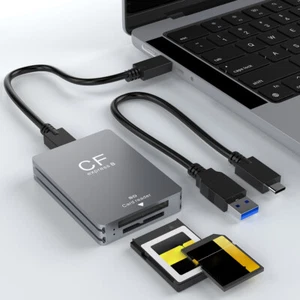 2 in 1 CFexpress Typ B&SD Kartenleser Cardreader Adapter Dual-Slot für SLR UK - Bild 1 von 11