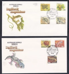 1982 AUSTRALIAN ANIMALS SERIES II REPTILES DECIMAL STAMP FIRST DAY COVER #2384 - Picture 1 of 1