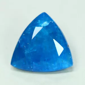 3.16 Cts_Ravishing !! Best Color_100 % Natural Unheated Neon Blue Apatite_Brazil - Picture 1 of 3