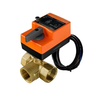 "Grifo de bola de motor FSA latón 3 vías PN20 a 90°C 1 1/4"-2" - Imagen 1 de 33