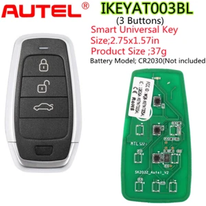 AUTEL MAXIIM IKEY Standard Style IKEYAT003BL Independent Smart Key 3 Buttons - Foto 1 di 7