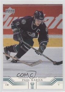 2001-02 Upper Deck Paul Kariya #1 HOF