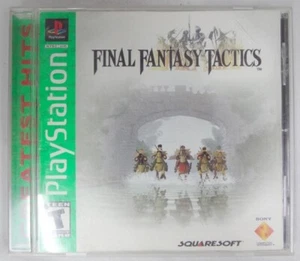 Final Fantasy Tactics Squaresoft Sony PlayStation 1 Greatest Hits Videogioco CIB - Foto 1 di 11