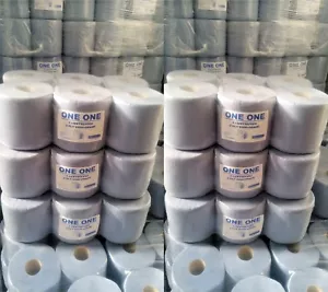 18 x Blue Centrefeed Roll 2Ply Tissue Kitchen Roll Cleaning Wiper Paper Towel - Picture 1 of 4