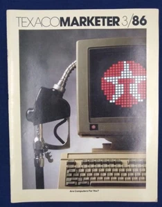 1986 Q3 - The Texaco Marketer Vintage Advertising Texaco Oil Marketing Magazine - Photo 1/7