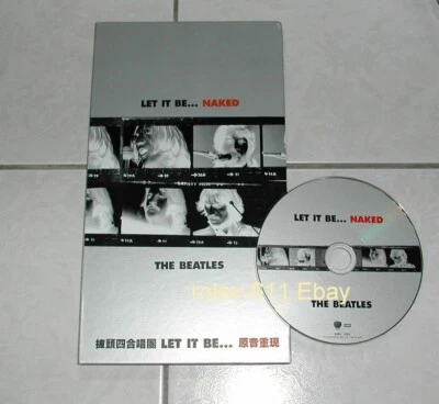The Beatles Let it Be NAKED 2003 Version 15-Track Taiwan Promo Book CD Box - Bild 1 von 4