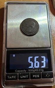 2013 D Washington Quarter New Hampshire ERROR NO CLAD 5.62-3GRAMS - Picture 1 of 11